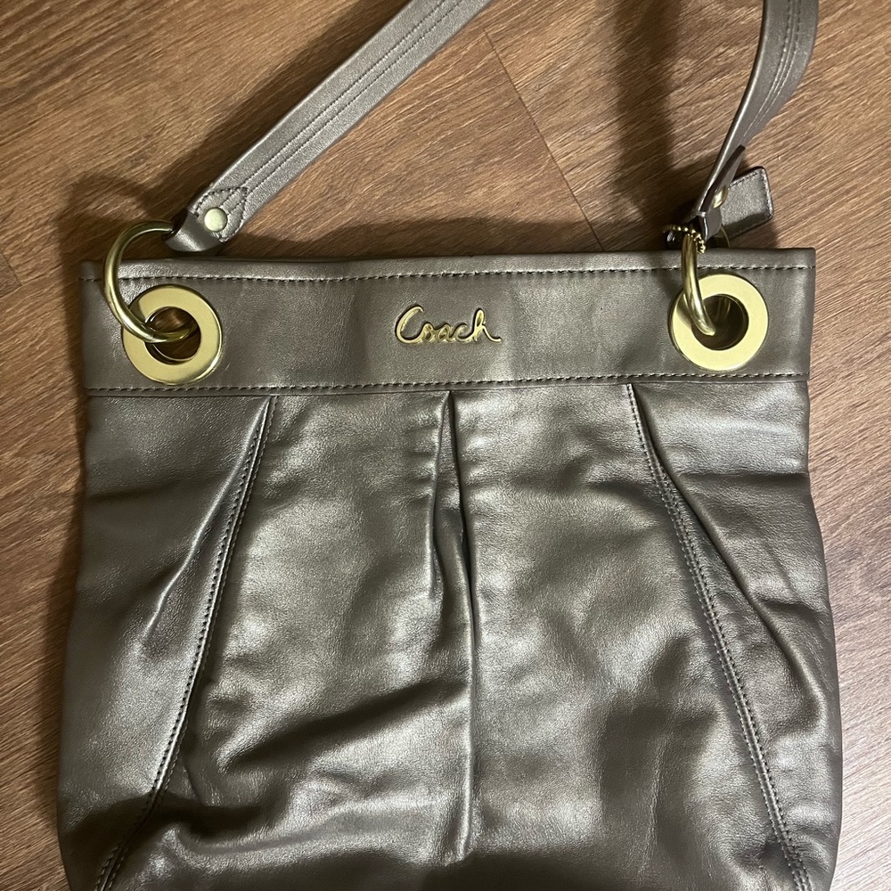 Coach Metallic Ashley Shoulder Bag